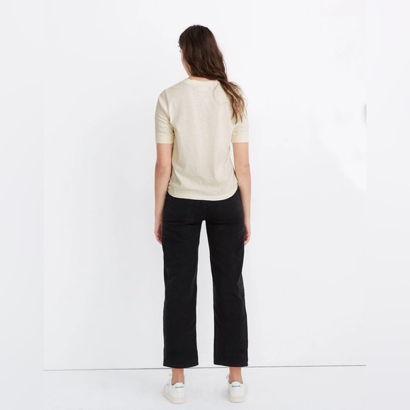 Madewell Recycled Cotton Placed-Stripe Relaxed Tee - Picture 3 of 8